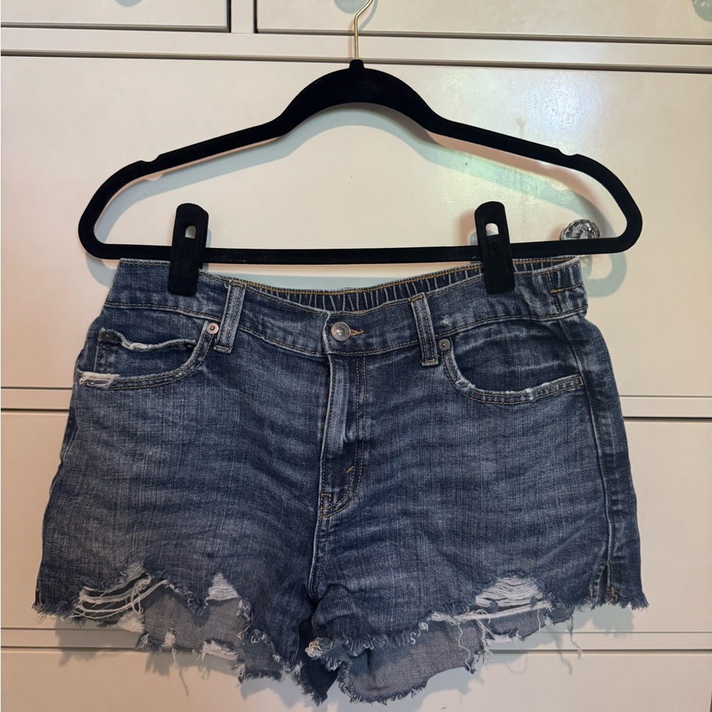 Aerie Blue Jean Shorts